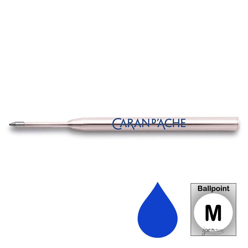 Caran d'Ache Goliath Ballpoint Pen Refill, Blue Medium