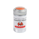 Pk/6 J. Herbin Fountain Pen Ink Cartridges, Orange Indien