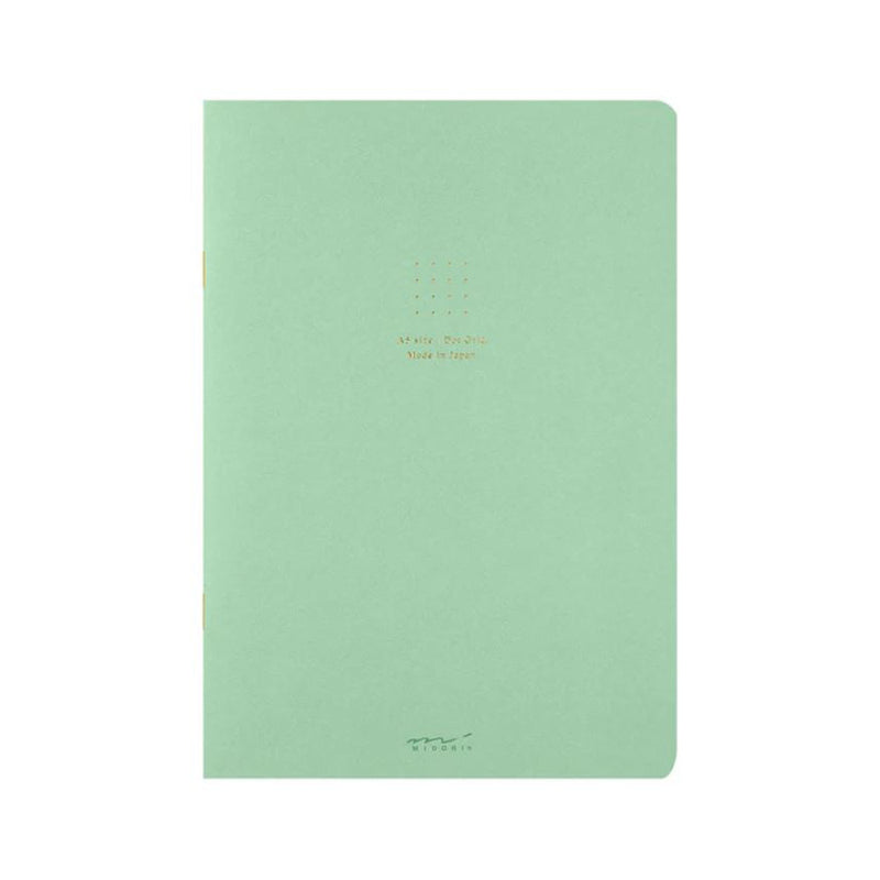 Midori Soft Color Dot Grid Notebook, A5 (8.3 x 5.8") Green