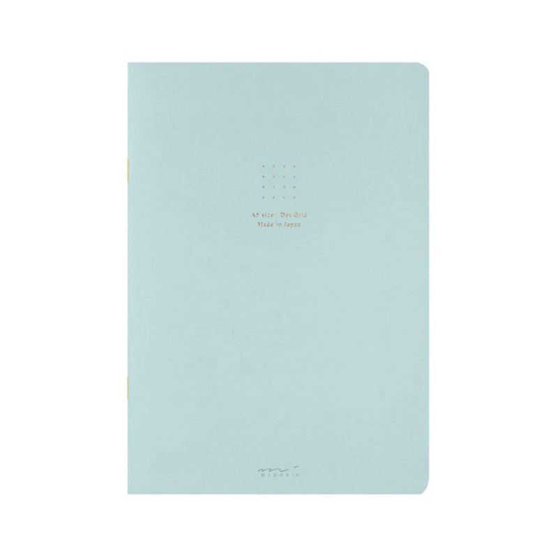 Midori Soft Color Dot Grid Notebook, A5 (8.3 x 5.8") Blue
