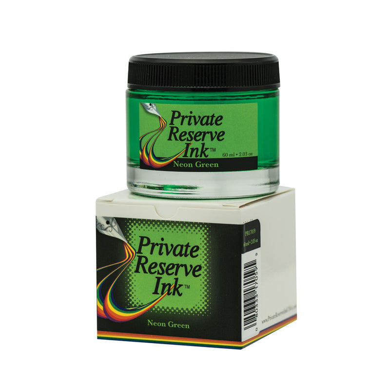 Private Reserve 60 ml Bottle Fountain Pen Ink, Neon Green