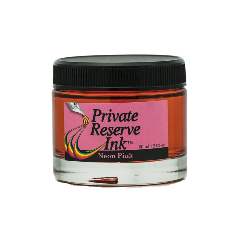 Private Reserve 60 ml Bottle Fountain Pen Ink, Neon Pink