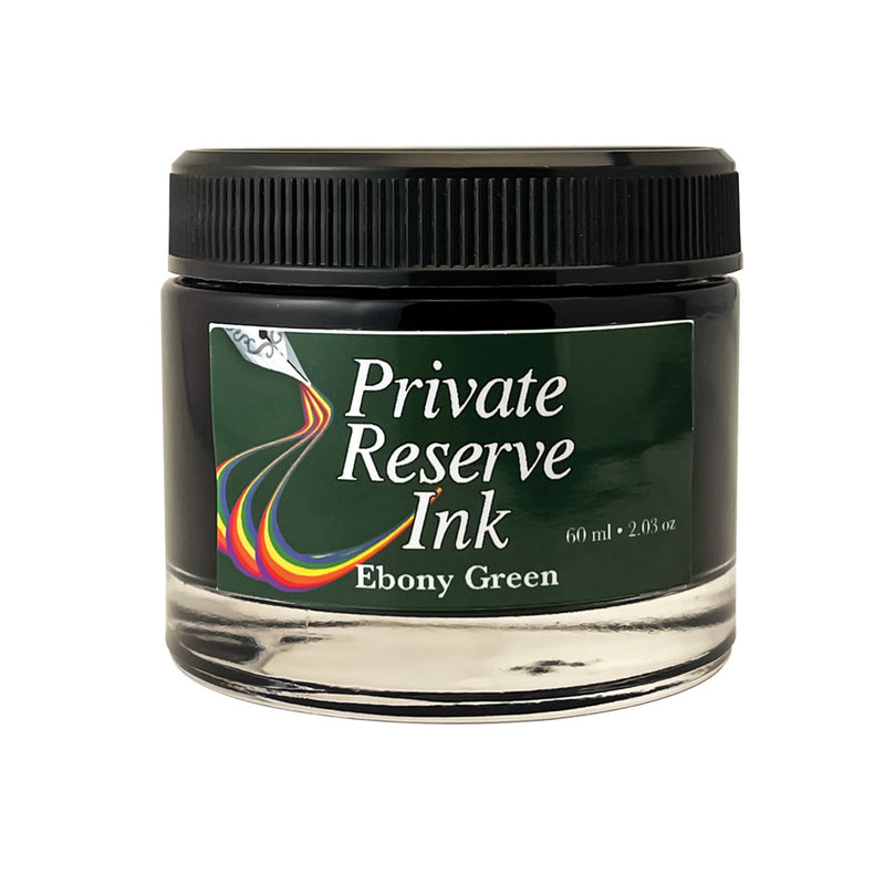 Private Reserve 60 ml Bottle Fountain Pen Ink, Ebony Green