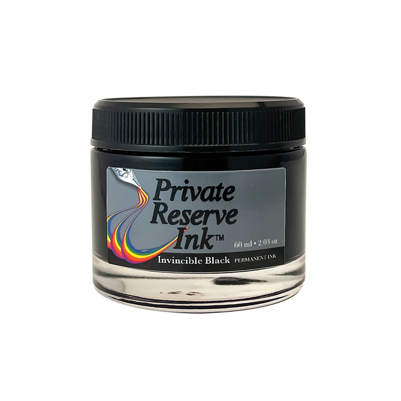 Private Reserve 60 ml Bottle Fountain Pen Ink, Invincible Black