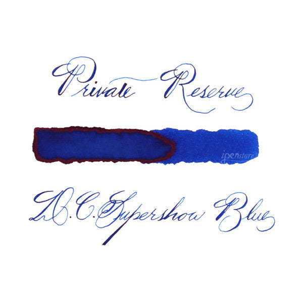 Private Reserve 60 ml Bottle Fountain Pen Ink, DC Supershow Blue