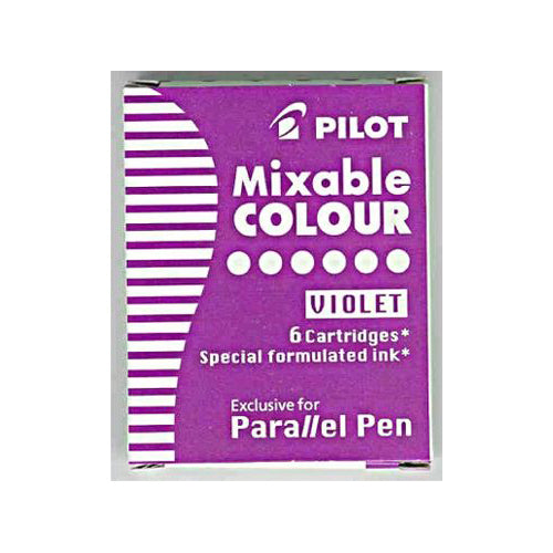 Pilot Parallel Calligraphy Pen Refill VIOLET Pack/6