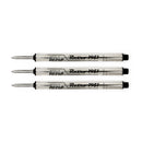 Pk/3 Retro 51 REF5P-B Capless Rollerball Refills for Tornado Pens, Black