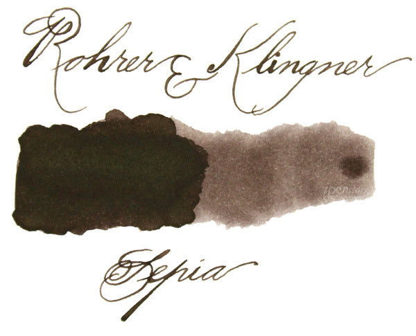 Rohrer & Klingner 50 ml Bottle Fountain Pen Ink, Sepia