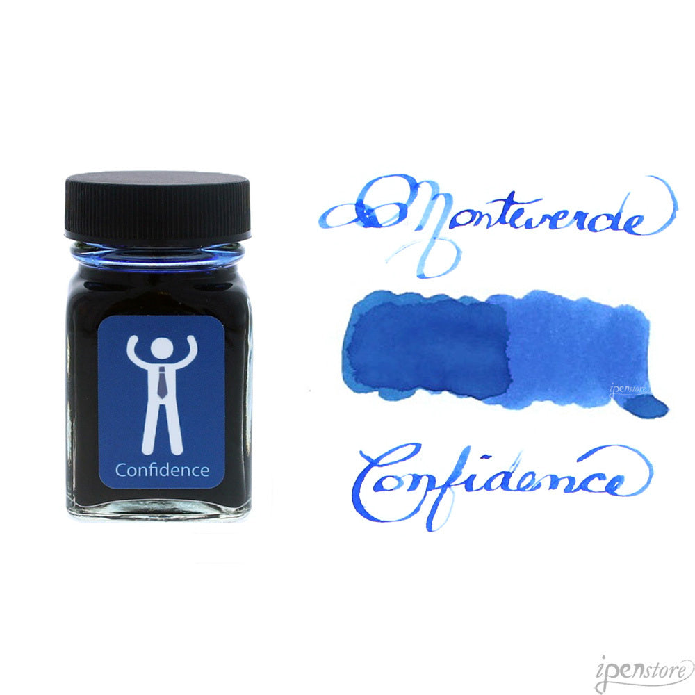 Monteverde Malachite Fountain Pen Ink 30ml - Gemstone Collection With European ITF Formula