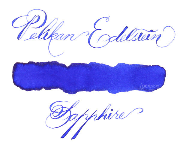 Pk/6 Pelikan Edelstein Fountain Pen Ink Cartridges, Sapphire Blue