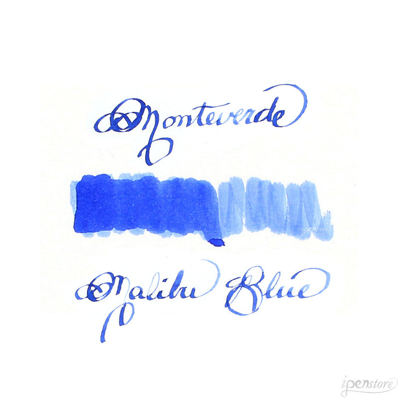 Monteverde 30 ml Bottle Fountain Pen Ink, Malibu Blue