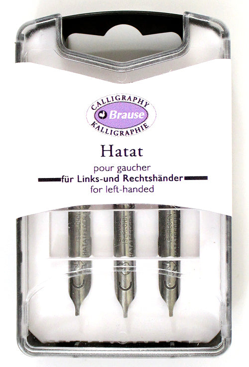 Pk/3 Brause Hatat Calligraphy Nibs for Hebrew, Arabic or Left-Handers