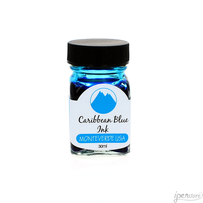 Monteverde 30 ml Bottle Fountain Pen Ink, Caribbean Blue