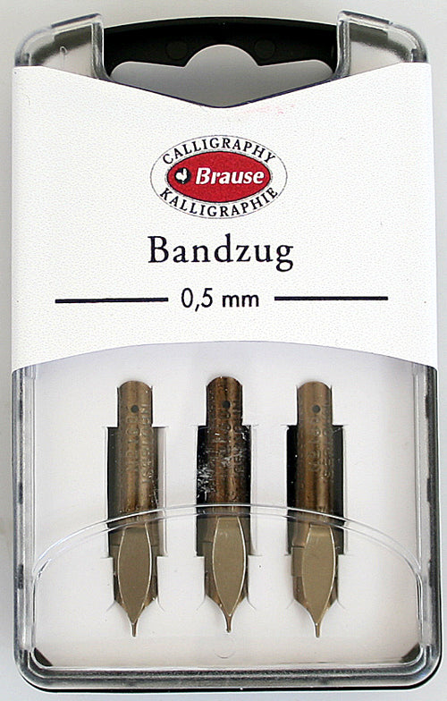 Pk/3 Brause Bandzug Calligraphy Nibs, 0.5 mm