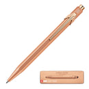 Caran d'Ache Swiss Made 849 Premium Collection Ballpoint Pen, "Brut Rose" (Rose Gold)