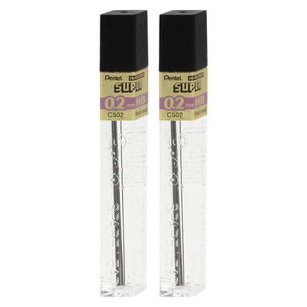 Pentel® Super H-Polymer® Leads, 0.7 mm, Medum, HB, 30 Leads Per Tube Pentel® Super H-Polymer® Leads, 0.7 mm, Medum, HB, 30 Leads Per Tube