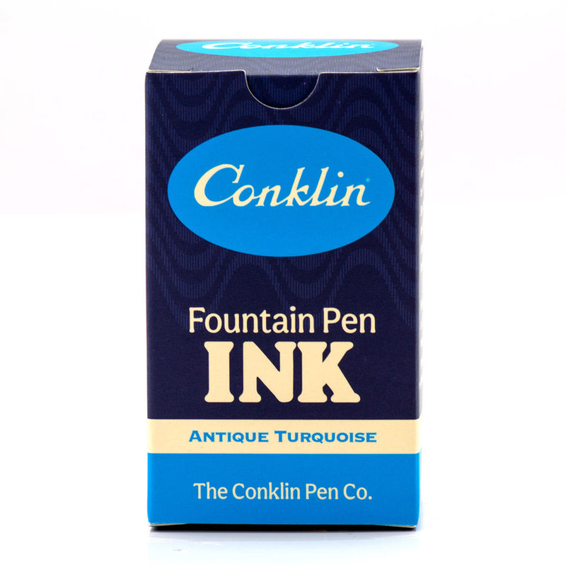Conklin 60 ml Bottle Fountain Pen Ink, Antique Turquoise
