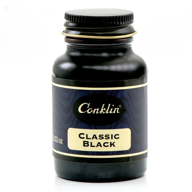 Conklin 60 ml Bottle Fountain Pen Ink, Classic Black