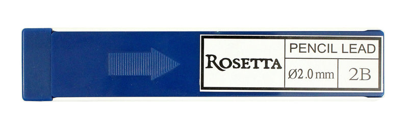 Pk/12 Rosetta Da Vinci Leadholder Graphite Leads, 2 mm, 2B