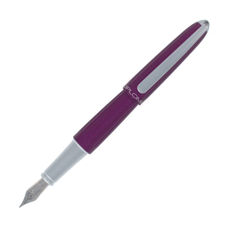 Diplomat Aero Fountain Pen, Violet, Fine Nib