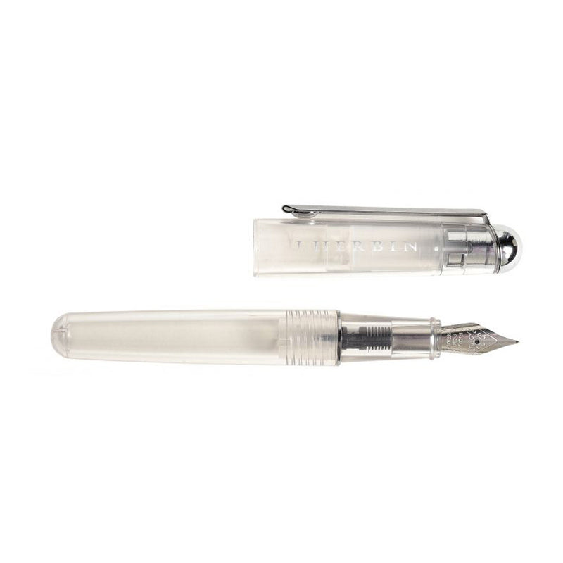 J Herbin Transparent Refillable Fountain Pen, Medium Nib