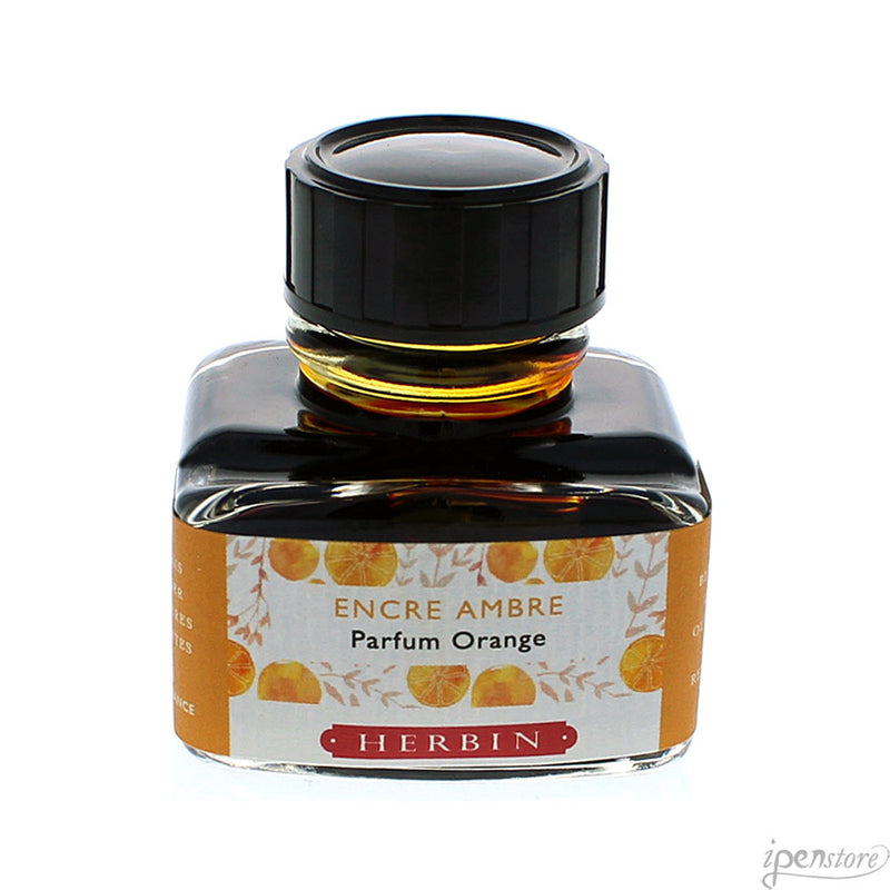J. Herbin 30 ml bottle Fountain Pen Ink, Amber (Orange Scented)