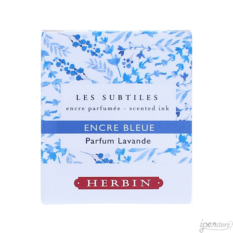 J. Herbin 30 ml Bottle Fountain Pen Ink, Blue (Lavender Scented)