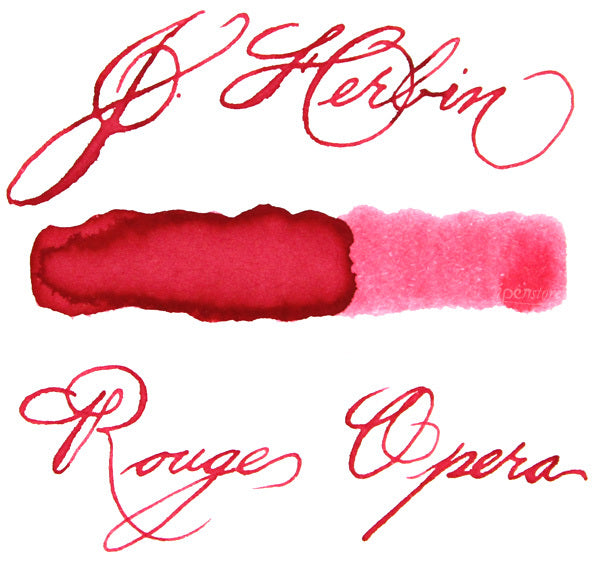 J. Herbin 30 ml Bottle Fountain Pen Ink, Rouge Opera