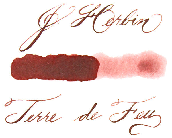 J. Herbin 30 ml Bottle Fountain Pen Ink, Terre De Feu