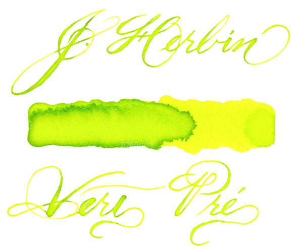 J. Herbin 30 ml Bottle Fountain Pen Ink, Vert Pre