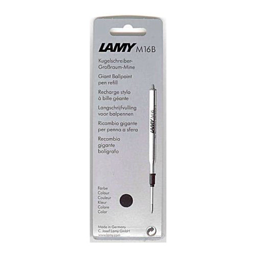 Lamy M16 Ballpoint Pen Refill, Black Broad
