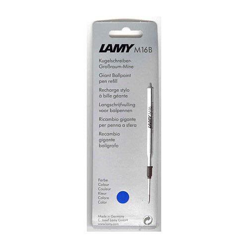 Lamy M16 Ballpoint Pen Refill, Blue Broad