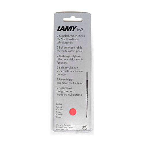 Pk/2 Lamy M21 Multi-Pen Ballpoint Refills, Red