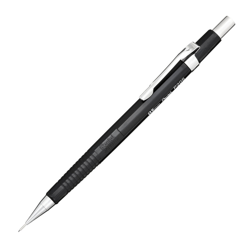 Pentel Sharp P205A Mechanical Pencil, Black, 0.5 mm