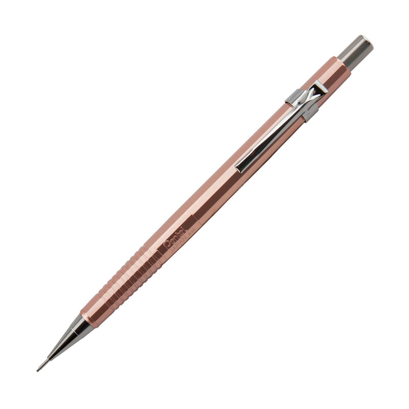 Pentel Sharp P207MY Mechanical Pencil, Metallic Rose Gold, 0.7 mm