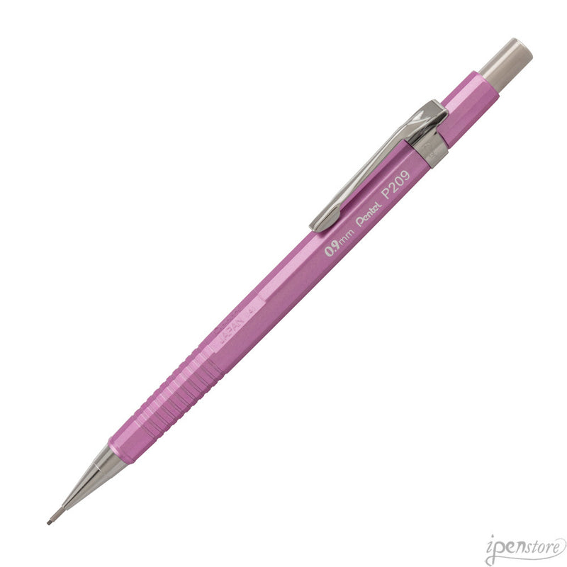 Pentel Sharp P209MP Mechanical Pencil, Metallic Pink, 0.9 mm