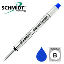 Schmidt P8120 Short Capless Rollerball Refill, Blue, Broad 1.0 mm