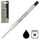 Parker QuinkFlow Ballpoint Refill, Black Medium, 1.0 mm