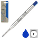 Parker QuinkFlow Ballpoint Refill, Blue Fine, 0.8 mm