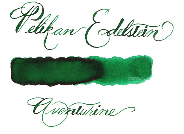 Pk/6 Pelikan Edelstein Fountain Pen Ink Cartridges, Aventurine Green