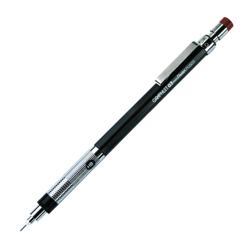 PENTEL Graphlet Mechanical Pencil, 0.3 mm