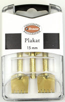 Pk/3 Brause Calligraphy Nibs, Plakat 15 mm