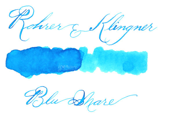 Rohrer & Klingner 50 ml Bottle Fountain Pen Ink, Blu Mare (Sea Blue)