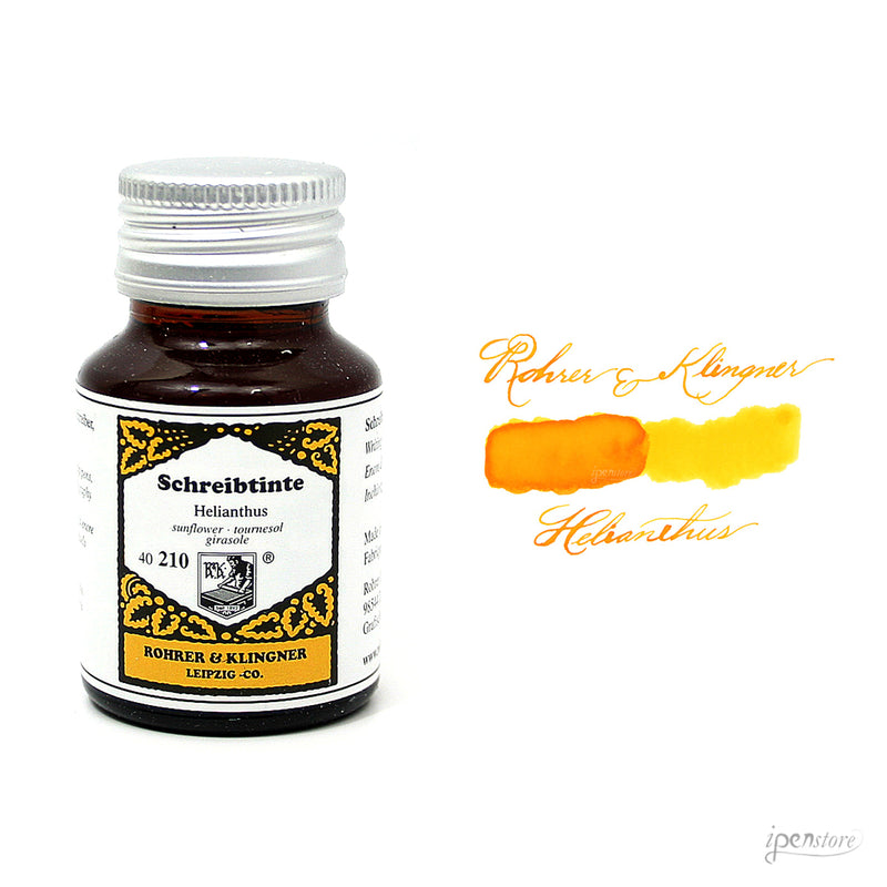 Rohrer & Klingner 50 ml Bottle Fountain Pen Ink, Helianthus (Sunflower)