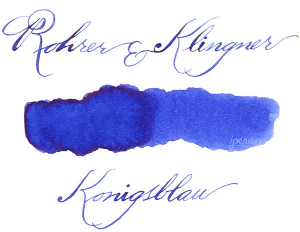 Rohrer & Klingner 50 ml Bottle Fountain Pen Ink, Konigsblau (Royal Blue)