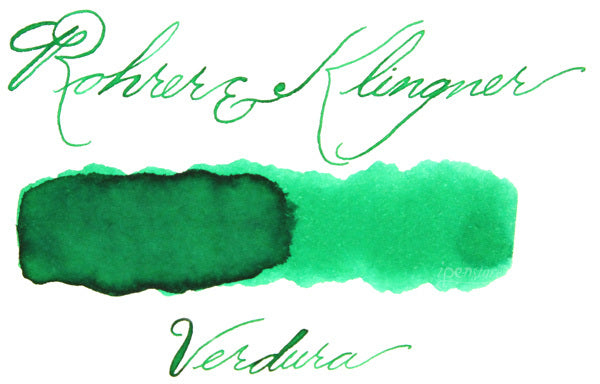 Rohrer & Klingner 50 ml Bottle Fountain Pen Ink, Verdura (Verdure Green)
