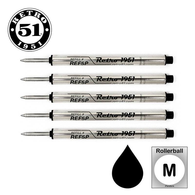 Rollerball Refill Retro 51 Pen Refills Pack Of Retro 51 REF5P-B