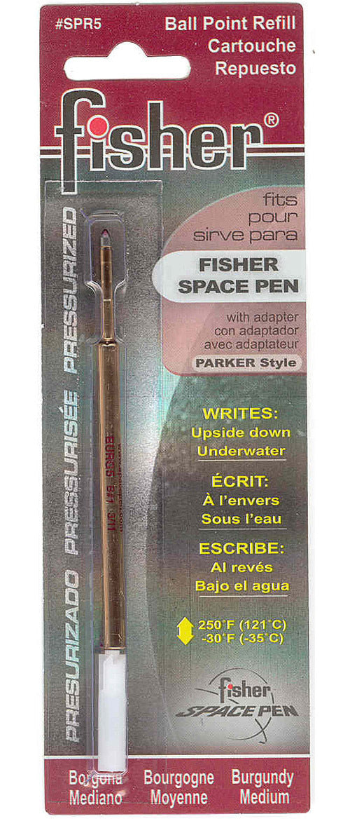 Fisher Space Pen Refill, SPR5, Burgundy Medium