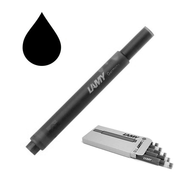 Lamy T10 Fountain Pen Ink Cartridges 5-pk, Black