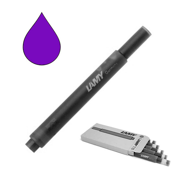 Lamy T10 Fountain Pen Ink Cartridges 5-pk, Violet